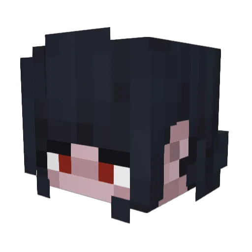 Buttercatcup Minecraft avatar head, 3D render
