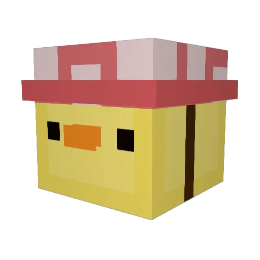 ButtercupJr Minecraft avatar head, 3D render