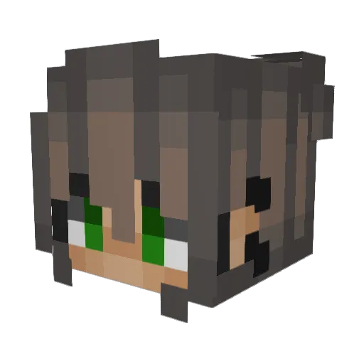 Buttercup____ Minecraft avatar head, 3D render