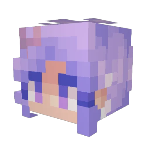 ButterflyDee888 Minecraft avatar head, 3D render