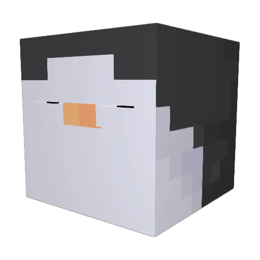 Butterguy05 Minecraft avatar head, 3D render