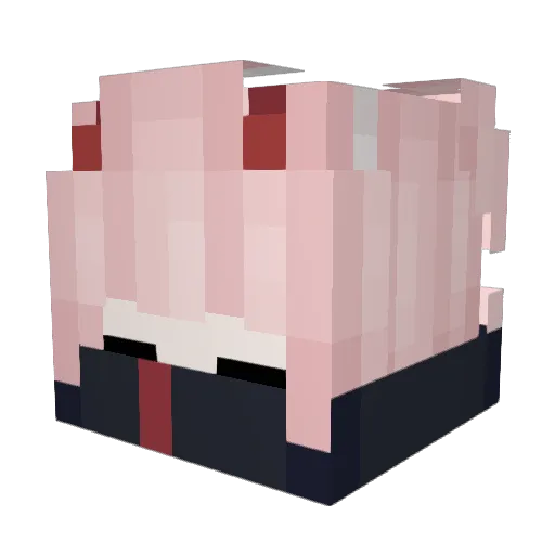 Butterkeks3 Minecraft avatar head, 3D render