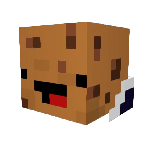 Butterkeks75 Minecraft avatar head, 3D render