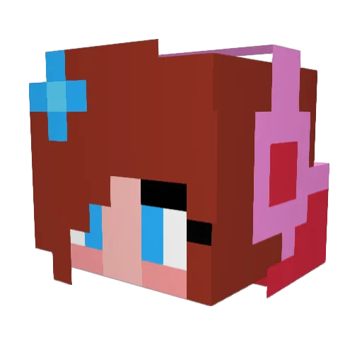 ButtersDDragon Minecraft avatar head, 3D render