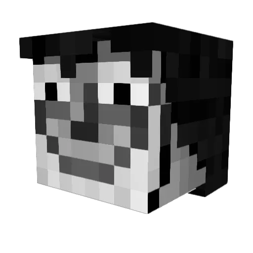 Buttersmack615 Minecraft avatar head, 3D render