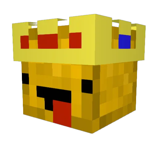 Buttersnutt Minecraft avatar head, 3D render