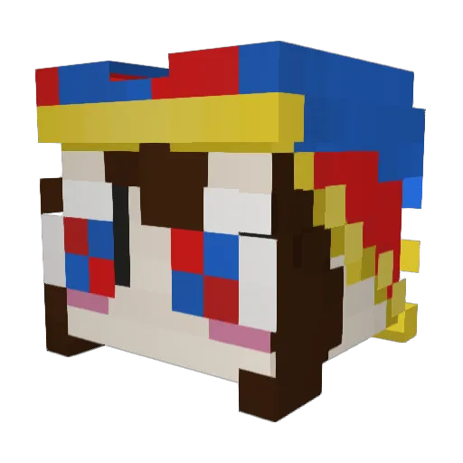 Buttkicker20099 Minecraft avatar head, 3D render