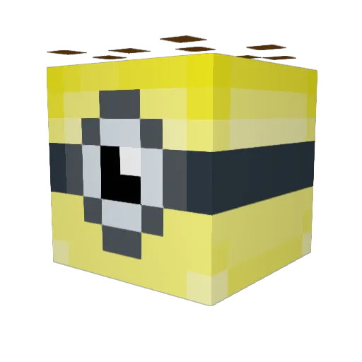 ButtxMaster Minecraft avatar head, 3D render