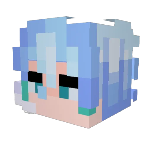 Butzi2005 Minecraft avatar head, 3D render