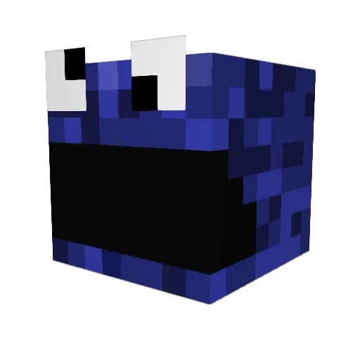 BuyApples Minecraft avatar head, 3D render