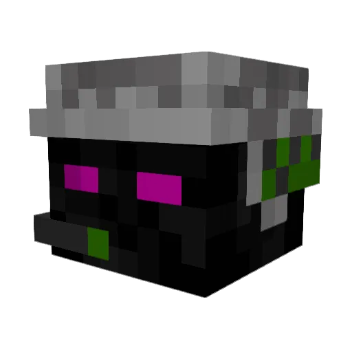 Buyakuya Minecraft avatar head, 3D render