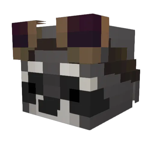 Buywhole Minecraft avatar head, 3D render