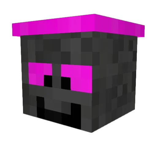 Buzimuz Minecraft avatar head, 3D render