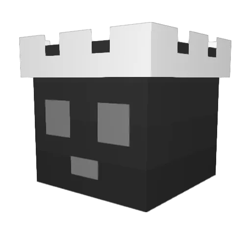 Buzityz Minecraft avatar head, 3D render