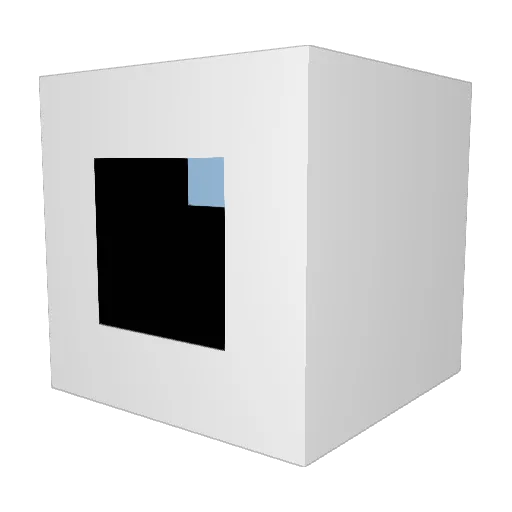 BuzzCraft5 Minecraft avatar head, 3D render