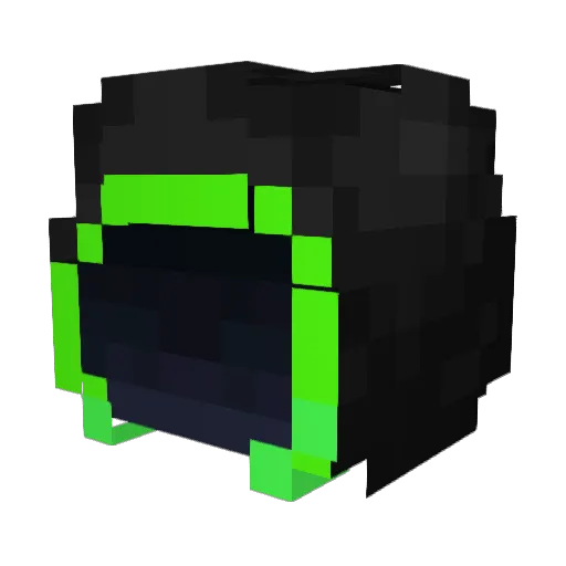 Buzzboy5585 Minecraft avatar head, 3D render