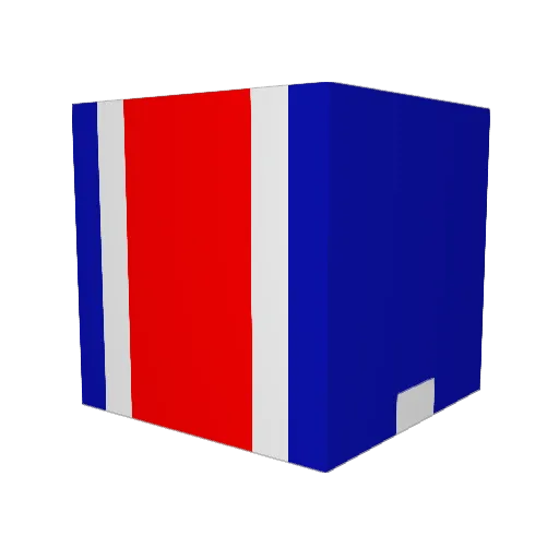 Buzzcat Minecraft avatar head, 3D render