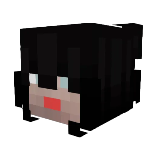 BuzziBee123 Minecraft avatar head, 3D render