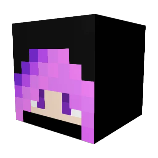 BuzzyBeeTKD Minecraft avatar head, 3D render