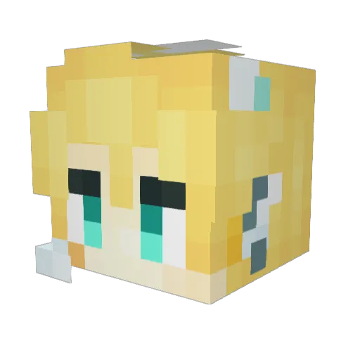 Buzzybee150 Minecraft avatar head, 3D render