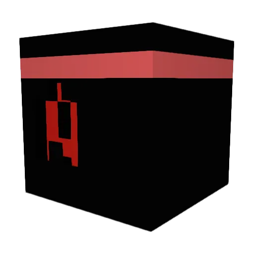 BvilSneaky Minecraft avatar head, 3D render