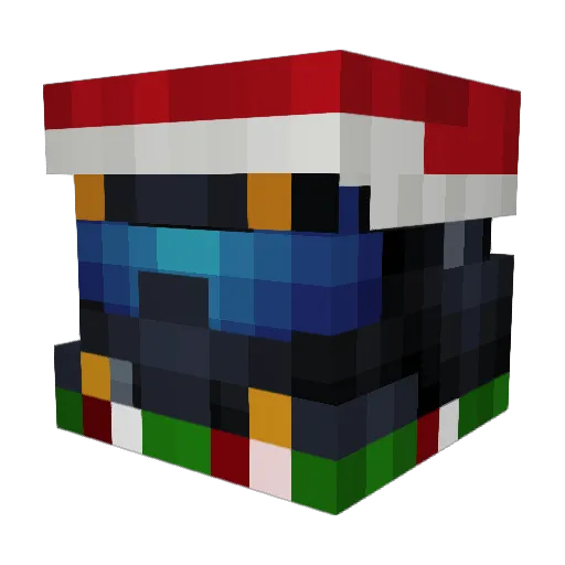 BvlletProofNGT Minecraft avatar head, 3D render
