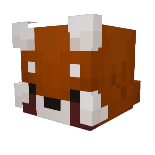 Bvrnsie Minecraft avatar head, 3D render