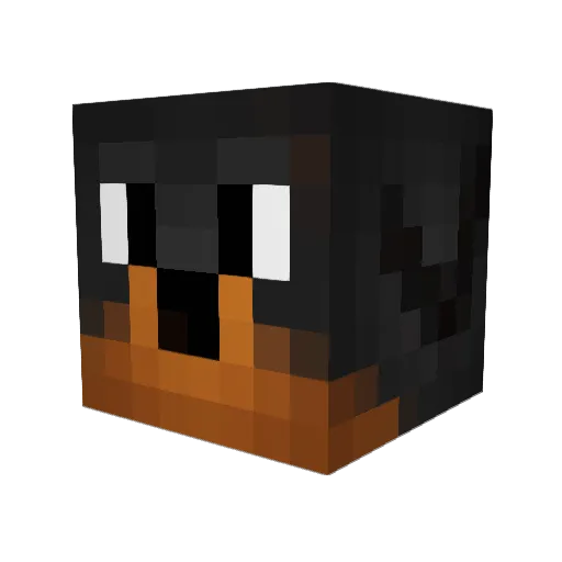 Bvz336 Minecraft avatar head, 3D render