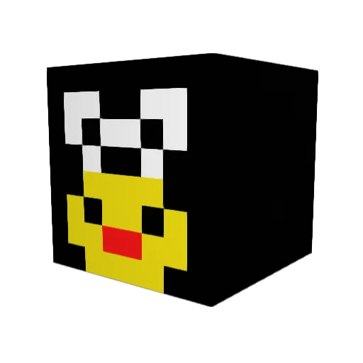 BwBryx Minecraft avatar head, 3D render