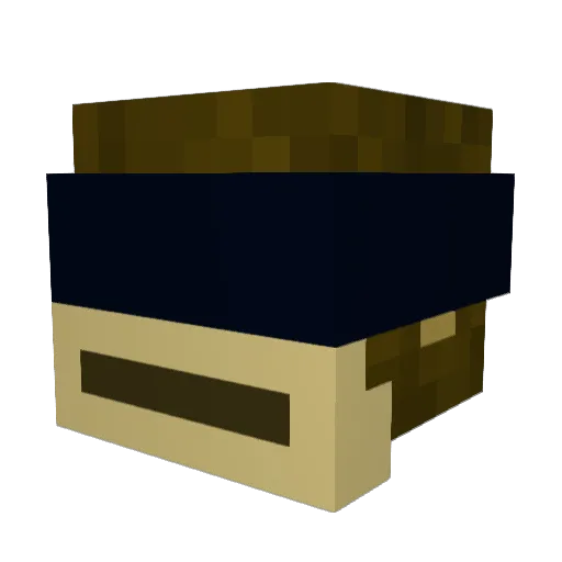 Bw_Kaio Minecraft avatar head, 3D render