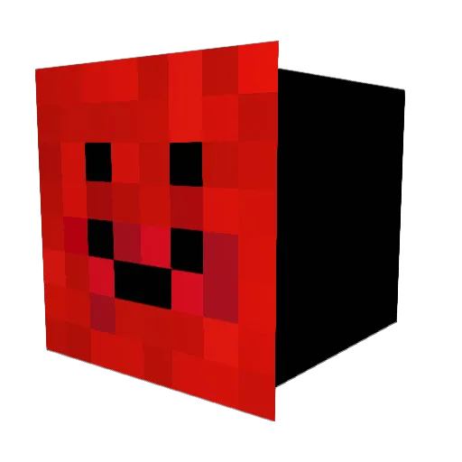 Bwads Minecraft avatar head, 3D render