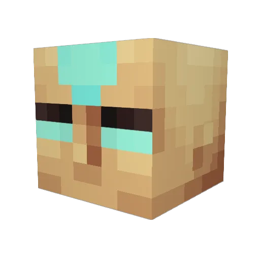 Bward1 Minecraft avatar head, 3D render