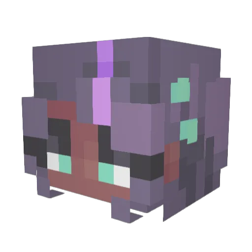 Bwarexx Minecraft avatar head, 3D render