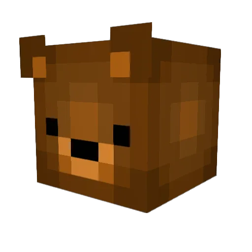 Minecraft-Avatar von Bwaylow: Kopf als 3D-Render