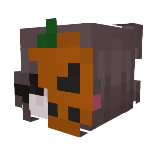 Bwbbly_D3vil Minecraft avatar head, 3D render