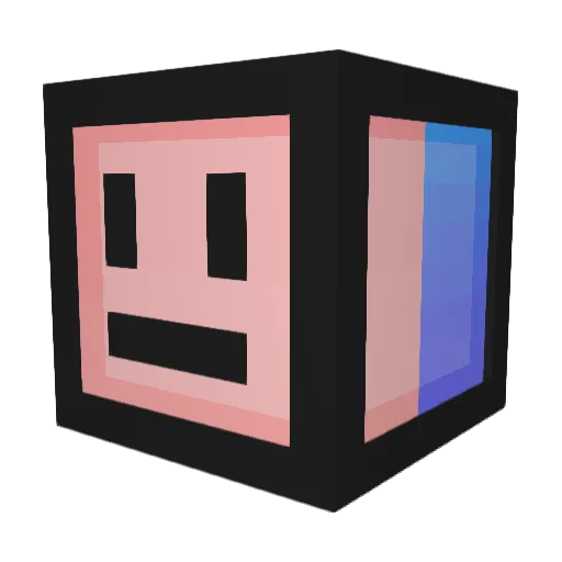 Bwex2 Minecraft avatar head, 3D render