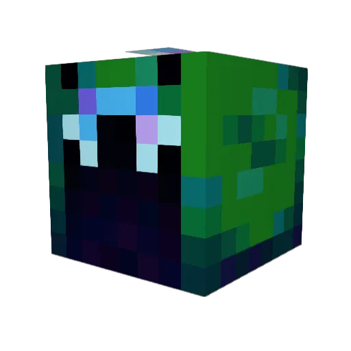 Bx2123 Minecraft avatar head, 3D render
