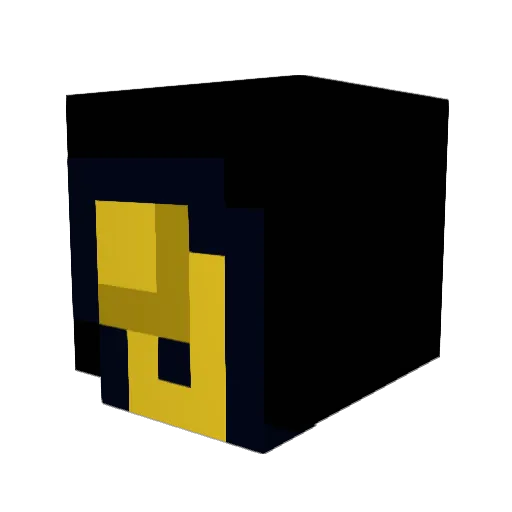 BxK33 Minecraft avatar head, 3D render