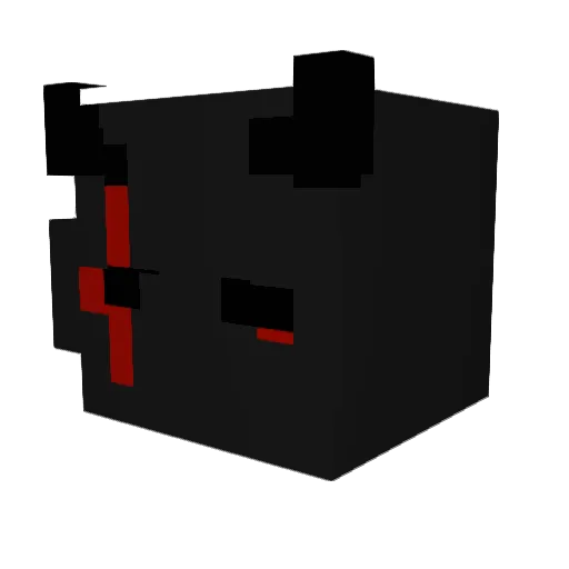 BxLouwop Minecraft avatar head, 3D render