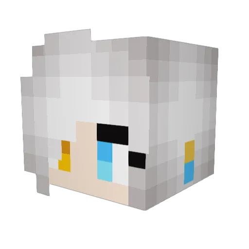 BxhsesMxdchen Minecraft avatar head, 3D render
