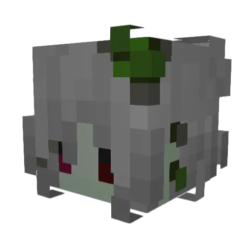 ByApril Minecraft avatar head, 3D render