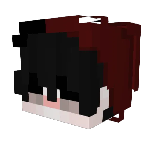 ByAtlaz Minecraft avatar head, 3D render