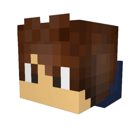 ByBlackky Minecraft avatar head, 3D render