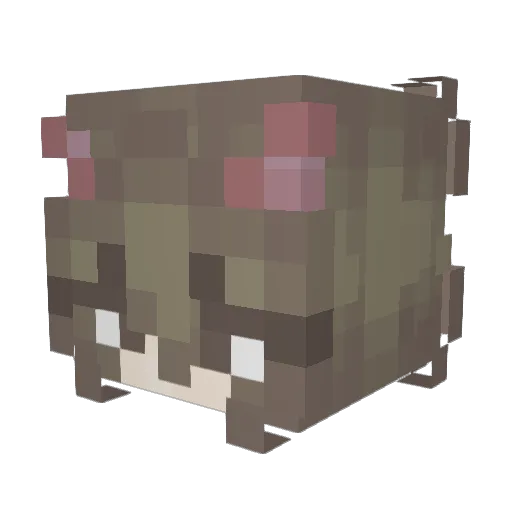ByFelisha Minecraft avatar head, 3D render