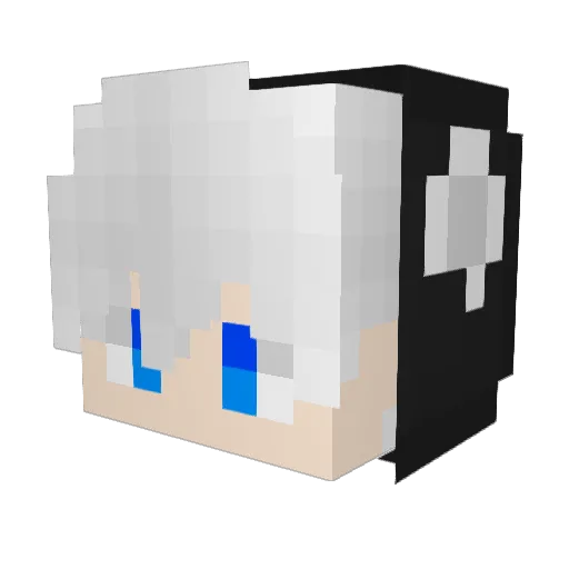 ByFurkan_ Minecraft avatar head, 3D render