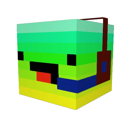 ByFynex Minecraft avatar head, 3D render