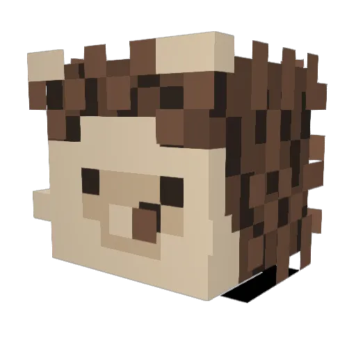 ByGamer47 Minecraft avatar head, 3D render