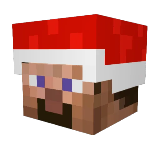 ByGrim Minecraft avatar head, 3D render
