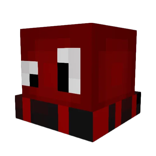 ByHaze_ Minecraft avatar head, 3D render