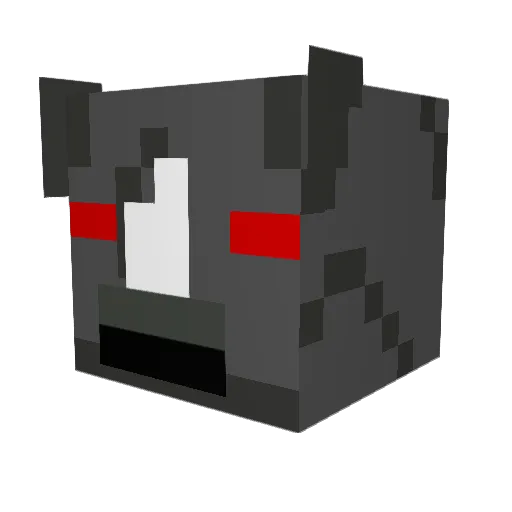 ByJoPLaN Minecraft avatar head, 3D render
